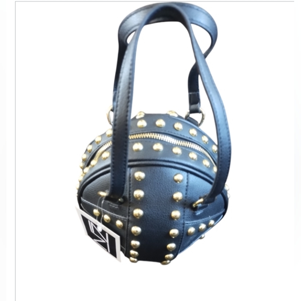 Black Studded Handbag